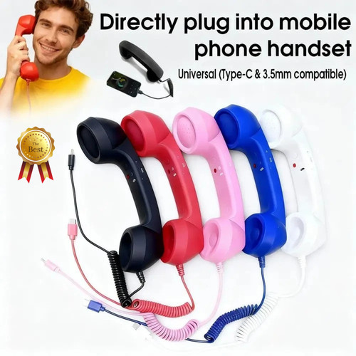 Retro telephone handset - telephone, for