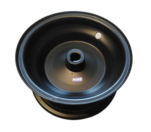 Steel rim black inch - inch, rear