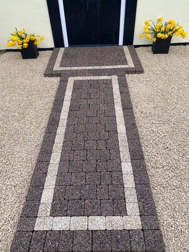 Patio stone steps walkway - stone,