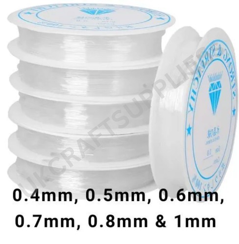 Clear nylon beading elastic - beading,