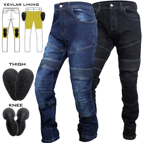 Mens armoured motorcycle jeans - mens,