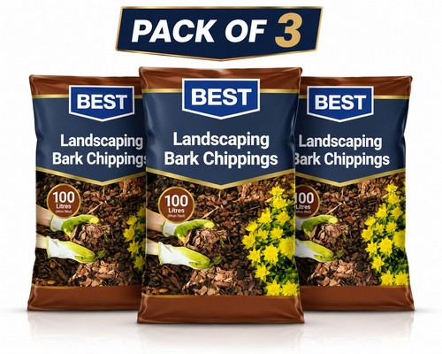 Garden bark chippings 300l - bark,