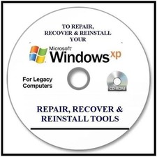 Windows XP Professional OEM Software SP3 Reinstall Repair Fix Restore New unused