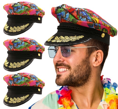 Pink captain hat hawaiian - captain,