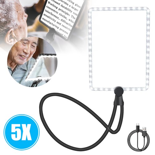 Magnifying glass lighted - 5x,