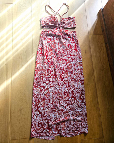 Zara paisley halter neck - paisley,
