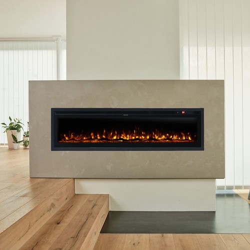 Electric fire media wall - 40",