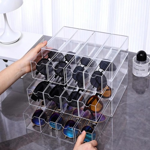 Stackable acrylic sunglasses - stackable,