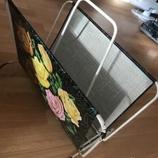 Vintage magazine holder/ rack