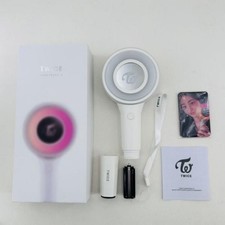TWICE Official Light Stick CANDY BONG Ver.3 White Pink Strap  Used