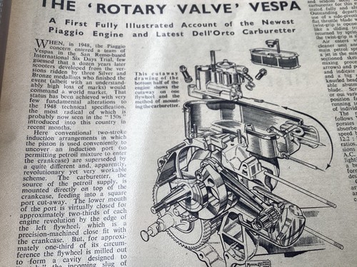 Vespa douglas rotary valve - douglas,