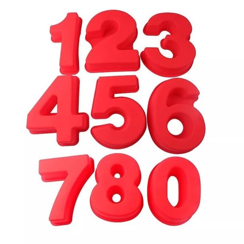 Inch number moulds silicone - inch,
