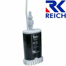 Reich 19 Litre Per Minute Twin Submersible Water Pump Motorhome Caravan 