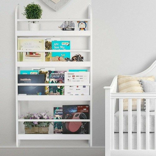 Wall mounted children - children, bookcase