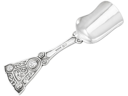 Scottish sterling silver caddy - sterling,