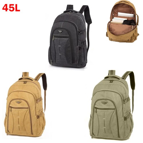 Men large canvas backpack - men's,