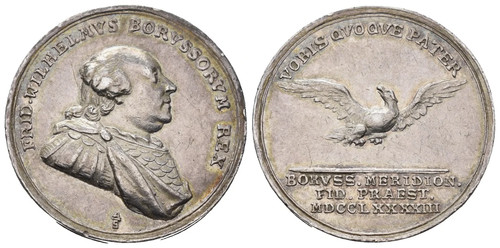 Silver medal brandenburg - medal,