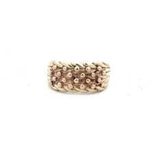 9ct yellow gold keeper ring