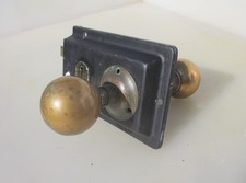 Antique Iron Door Lock Brass