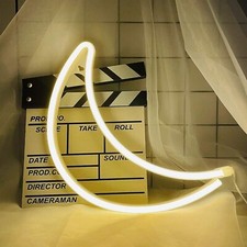 TRIXES Crescent Moon Neon Lamp