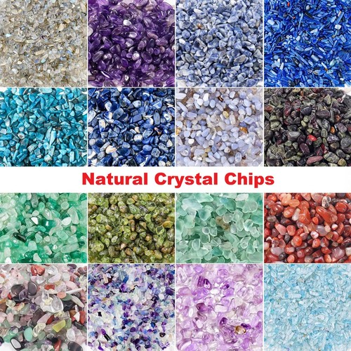 90g crystal gemstone chips - crystal,