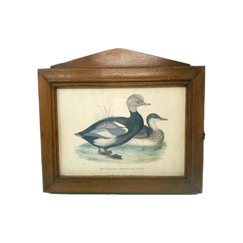 Vintage wooden key - wooden, cabinet