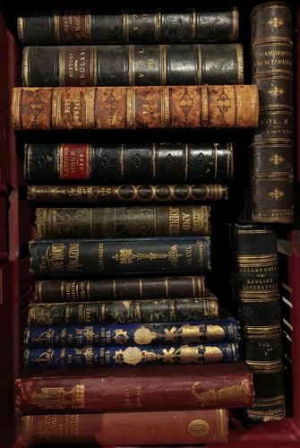 Antique antiquarian books - antiquarian,