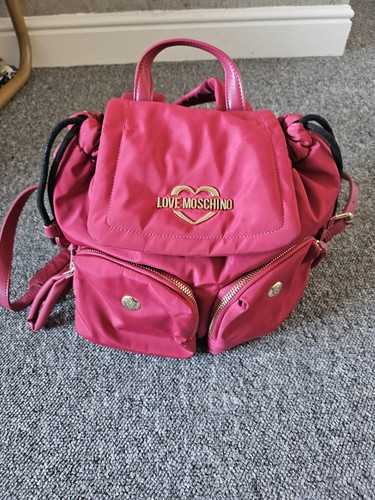 Moschino bag pack fuchsia pink - bag,