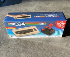 Commodore C64 Mini Retro Games Console with Joystick Boxed. Barely used. VGC. 