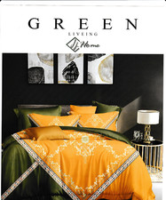 Wedding gift Indian king-size Bed SHEET DUVET COVER 2 PILLOWS cotton 88"by88" 