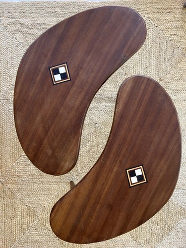 Rare pair kidney - of, deco