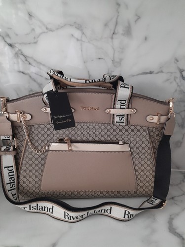 River island large monogram - river,