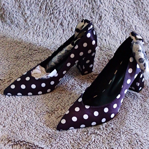 Women black white polka - women’s, &