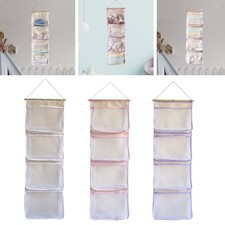 over Door Organizer Breathable Hanging Storage Net for Doll Toys Closet
