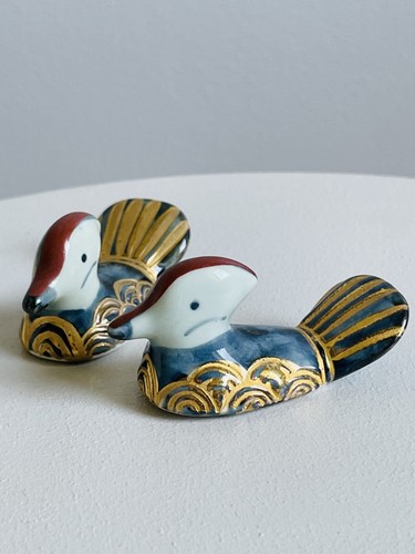 Pair vintage ceramic - vintage,
