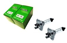 Eurolec H7 Headlight Bulbs x 2 Fits Fiat 500 500L Croma Doblo Ducato Punto MK2*
