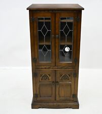 Old Charm Hi Fi/Record Cabinet 2 Adjustable Shelves Light Oak FREE UK Delivery*