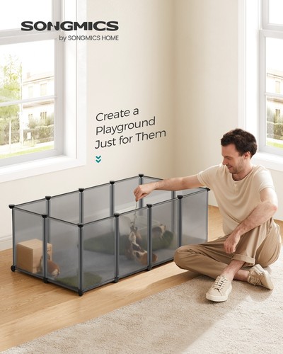 Songmics pet playpen with - playpen,