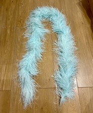 Light Turquoise Blue Ostrich