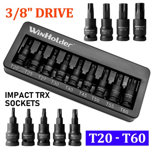 9pc torx socket set - 3/8"dr,
