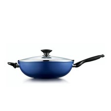Blue Diamond 28 cm Wok Glass Lid Induction PFAS-Free Stainless Steel (Open Box)