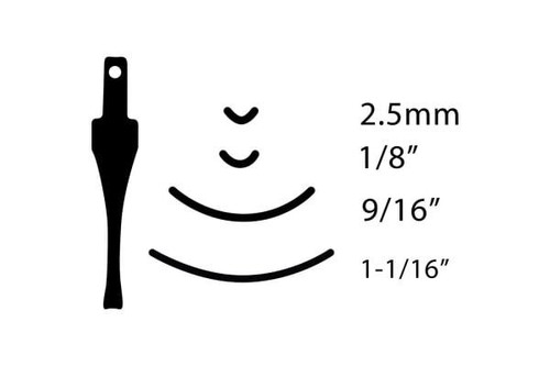 Flexcut sk905 chisel sweep 5 - -,