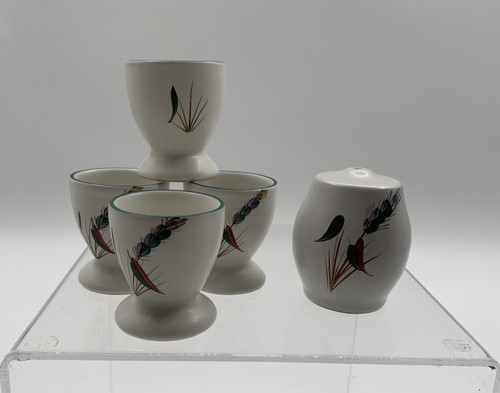 Denby green wheat egg - denby, cups