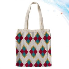 Women Knitted Bag Square