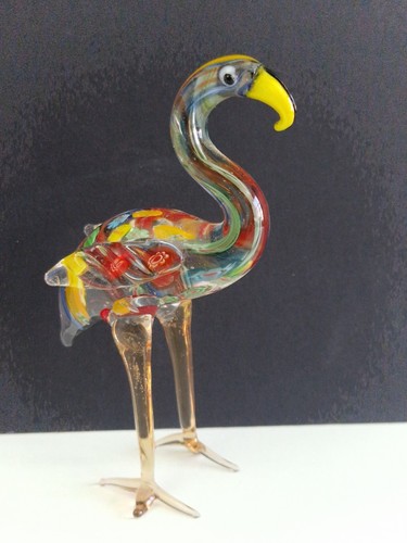Murano millefiori flamingo - murano, ?