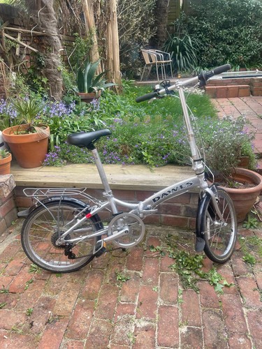 Dawes folding bike silver - dawes,