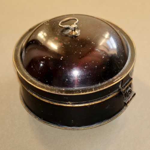 Antique toleware spice tin - toleware,