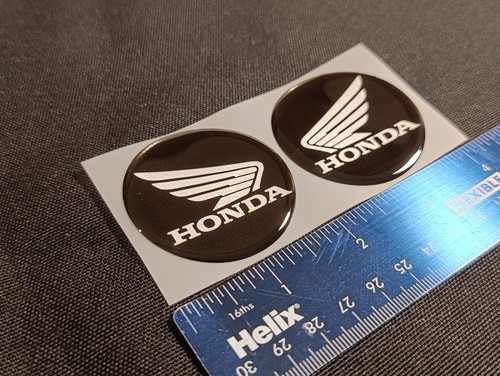 2x50mm honda gel decals black - honda,