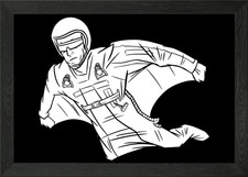 Indoor Skydiving Framed Wall