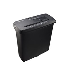 Amazon Basics 8 Sheet Strip Cut Paper, CD and Credit Card Shredder, Black